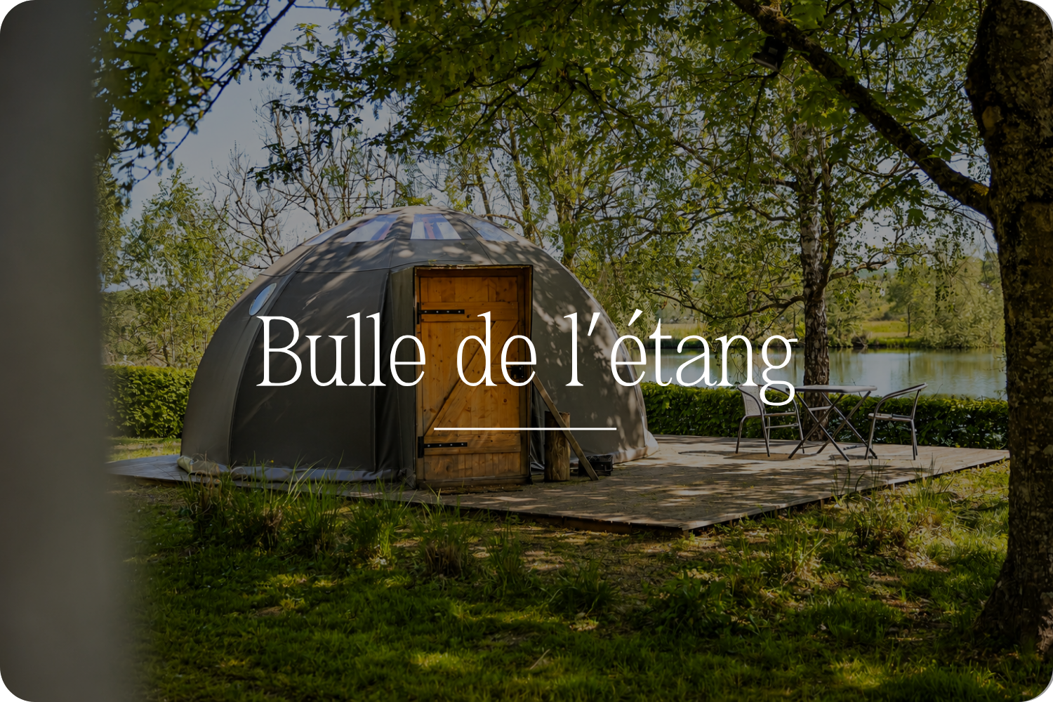 bulle au bord de leau - etat nature
