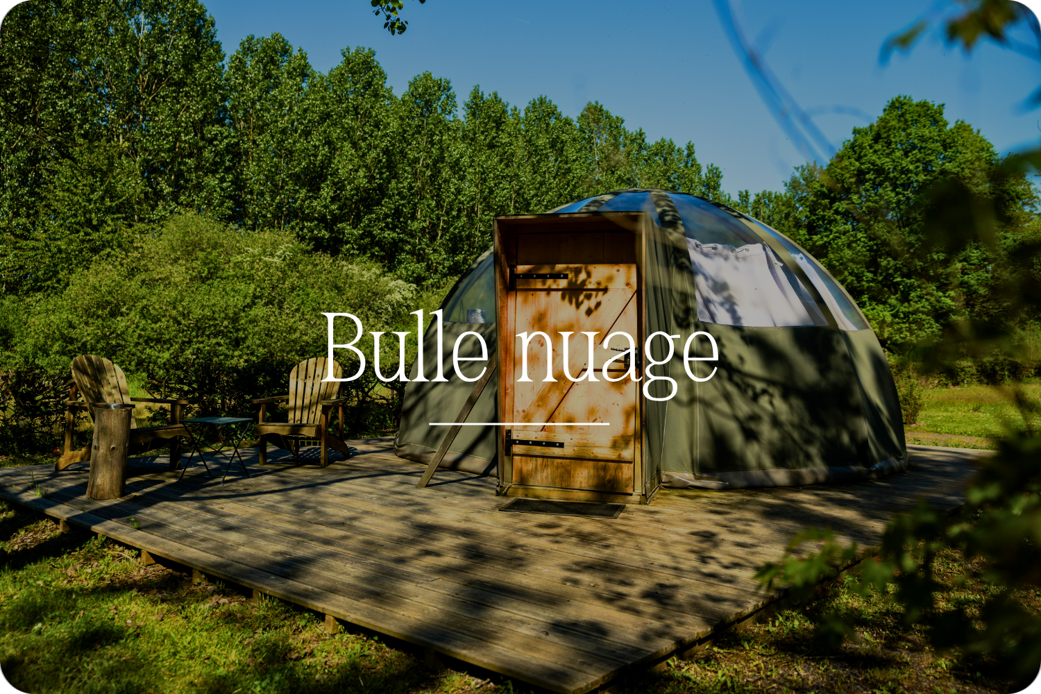 nuit insolite bulle - etat nature